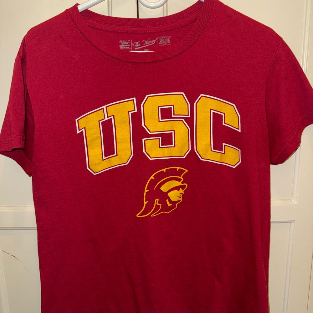 USC Red Short Sleeve Tee